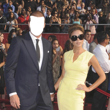 Near David Beckham - David Beckham (447x448), Png Download