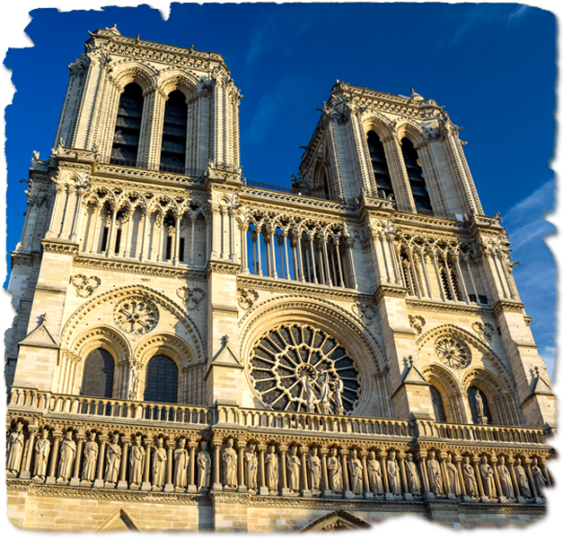 París Y Disneyland, A Tu Aire Flexible En Noches - Notre Dame De Paris (640x700), Png Download