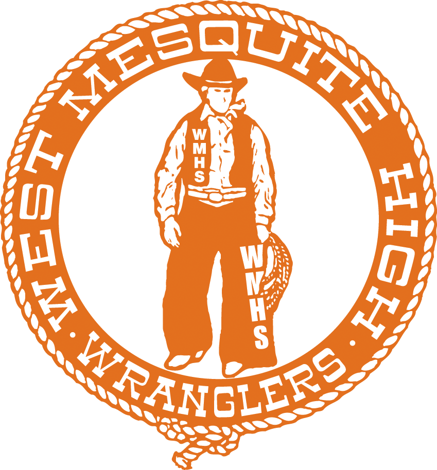 West Mesquite High School Logo Of A Wrangler - West Mesquite High School (849x914), Png Download