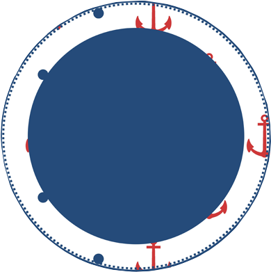 Marinero-azul - Circle (420x420), Png Download