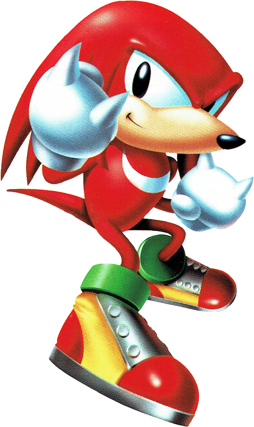 Knuckles In Sonic Blast - G Sonic (1090x1533), Png Download