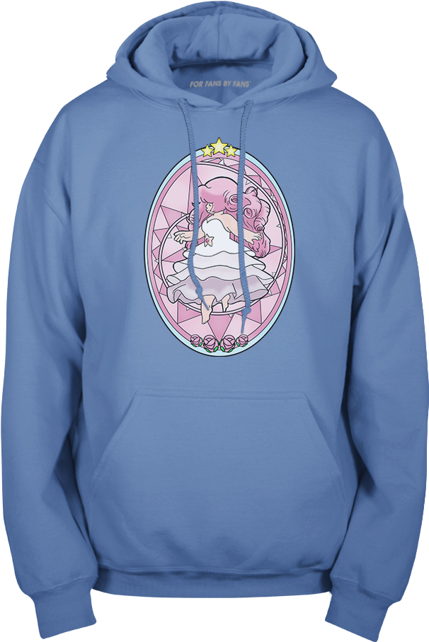 Rose Quartz Stained Glass Window Pullover Hoodie - My Little Pony Friends Are Always There (1000x1000), Png Download
