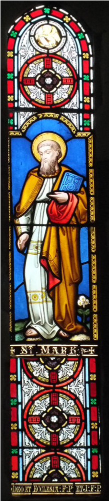 Bosbury Church Stained Glass Window In The South Wall - Stained Glass (613x1000), Png Download
