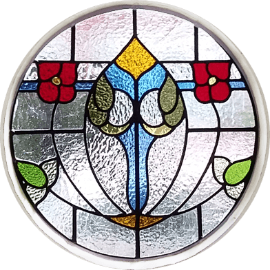 Stained Glass And Leaded Light Specialist Glazing Contractor - Stained Glass (392x392), Png Download