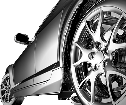 Chrome Car - Car Detailing Png (407x338), Png Download