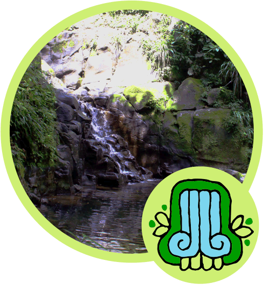 Cascada Del Marinero - Waterfall (516x557), Png Download