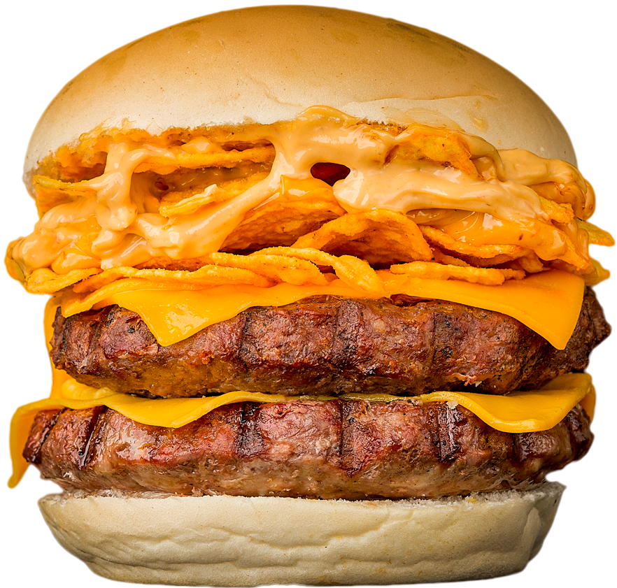 Molho Chipotle, Doritos E Muito Burger - Barneys Burger (882x841), Png Download