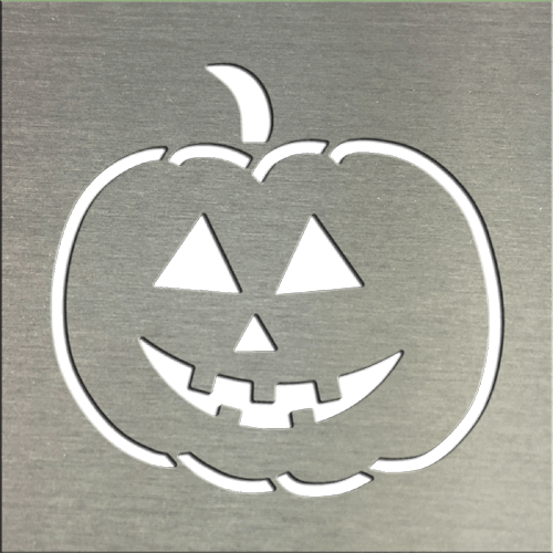 Pumpkin Face - Emblem (500x500), Png Download