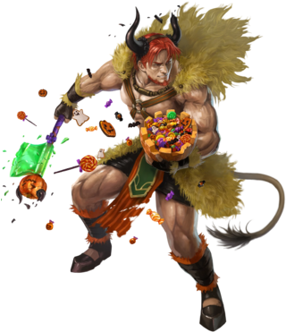 Dorcas Pumpkin Smasher Btlface D - Fire Emblem Heroes (340x388), Png Download