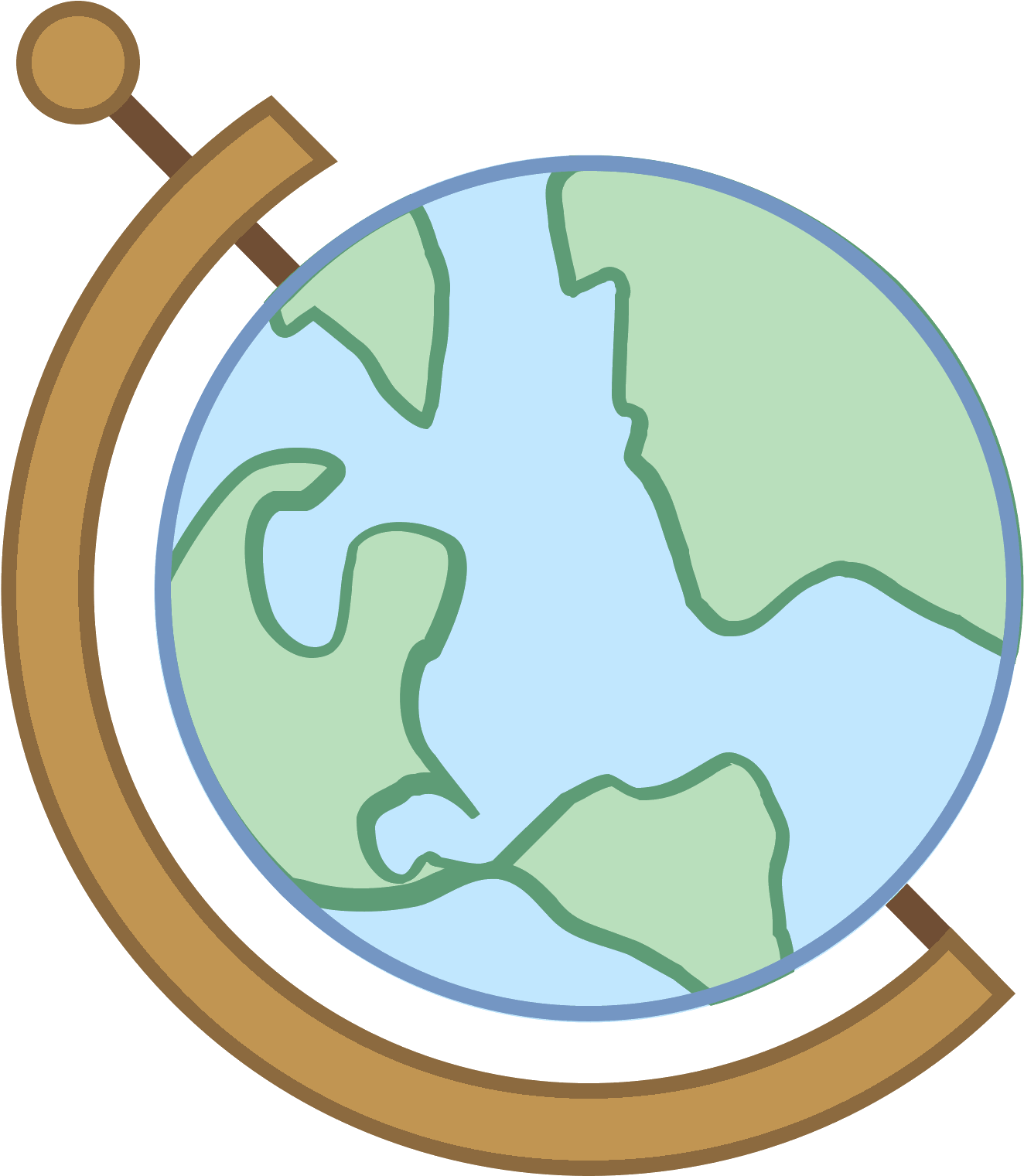 Globo Terráqueo Icon - Mappamondo Icona (1600x1600), Png Download
