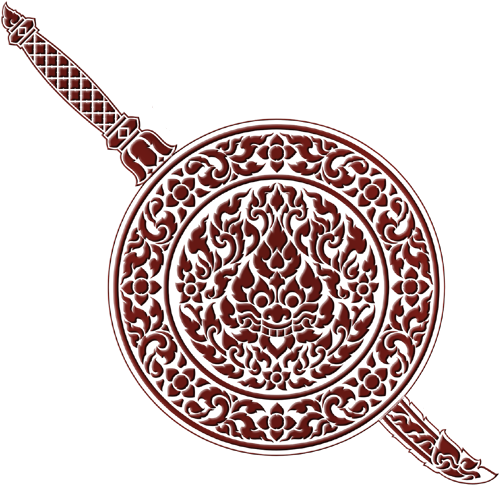 Old Emblem Of Royal Thai Police - Royal Thai Police Logo (560x569), Png Download