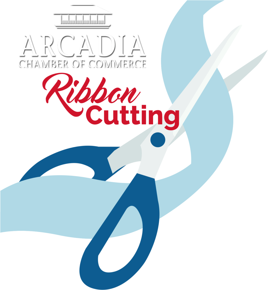 Ribbon Cutting Final White Word W - Arcadia (1170x1173), Png Download