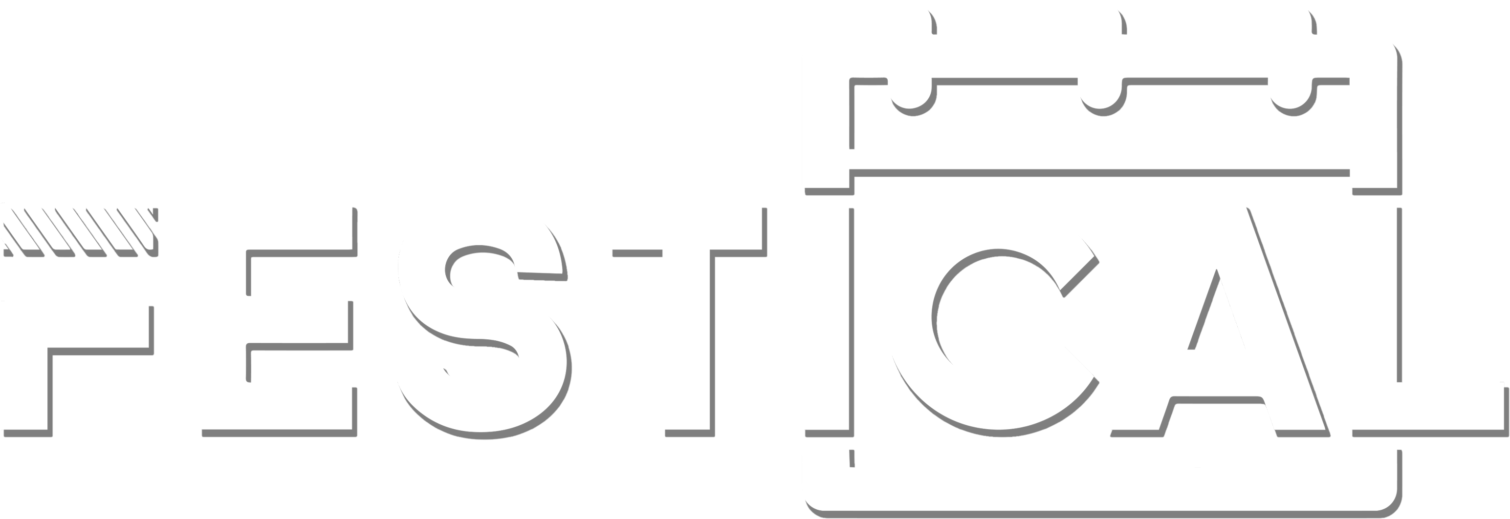 White With Shadow - Number (3238x1100), Png Download