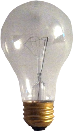 A-19 Bulbs - Incandescent Light Bulb (267x480), Png Download