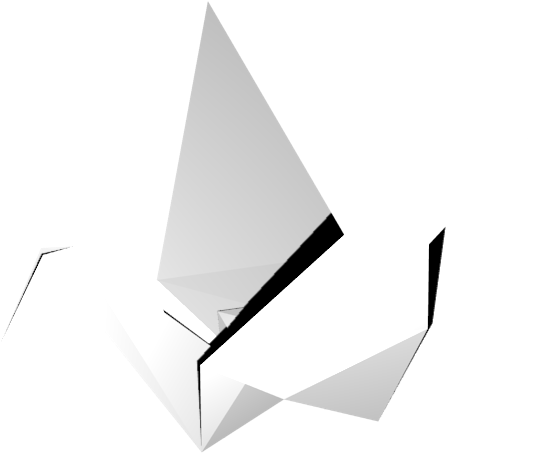 You Can Barely See It Just Like I Intended - Origami (960x540), Png Download