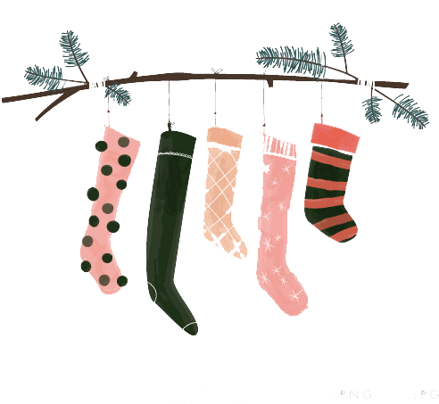 Grab Your Best 'ugly Christmas' Sweater, Fill Your - Personalised Christmas Card 'stockings' (570x570), Png Download
