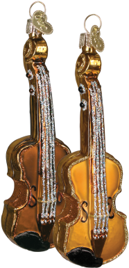 Violin - Old World Christmas Violin (408x408), Png Download