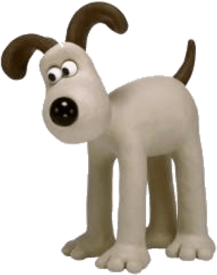 Gromit Listening - Wallace And Gromit Png (400x400), Png Download