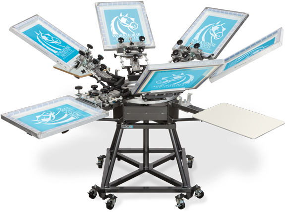 Mach Manual Screen Printing Press - Screen Printing Press (600x486), Png Download