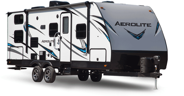 Dutchmen Aerolite - 2018 Aerolite Travel Trailer (700x426), Png Download