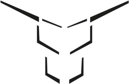 Bull At The Gate Logo Web - Airplane (1000x524), Png Download