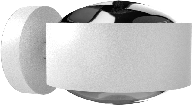 Vägglampa - Vit (1500x1500), Png Download