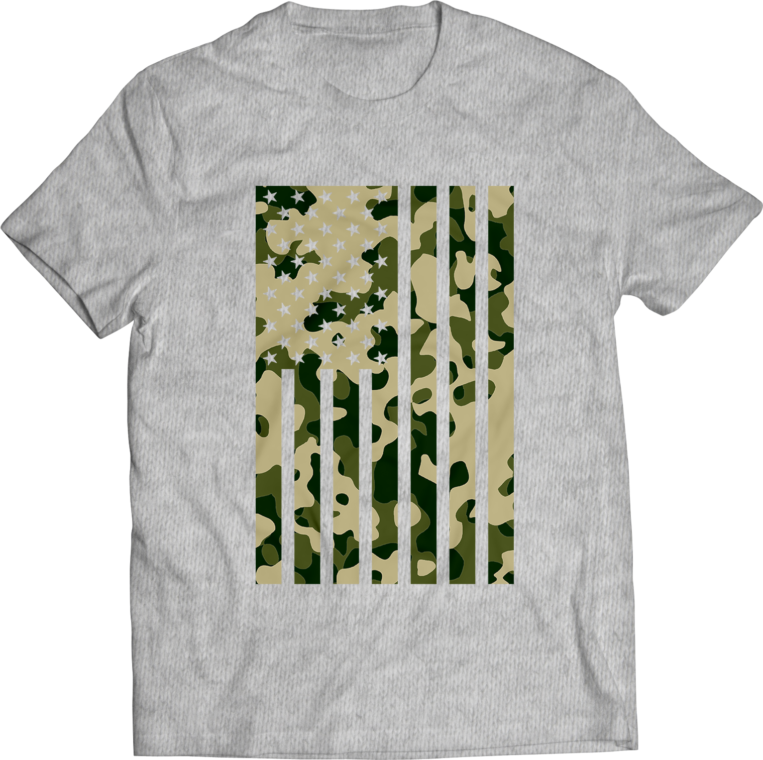 American Flag Army T-shirt - Foil Print Ladies Tee Shirt American Flag (1800x1800), Png Download