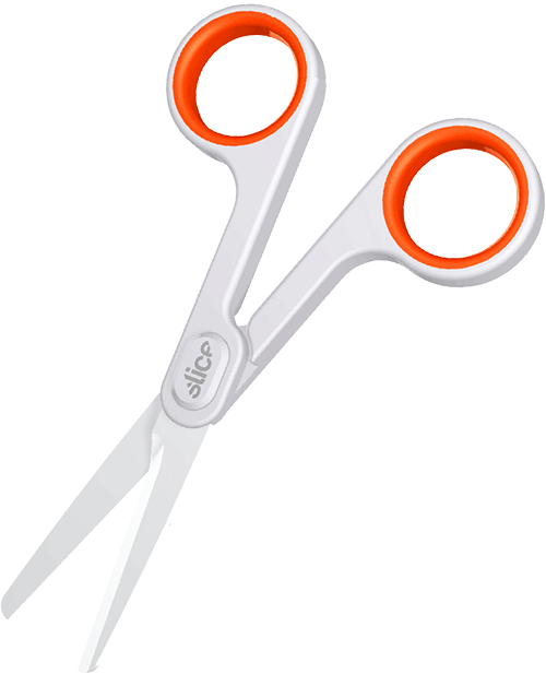 Ceramic Scissors - Slice - Scissors - Paper, Fabric (500x617), Png Download