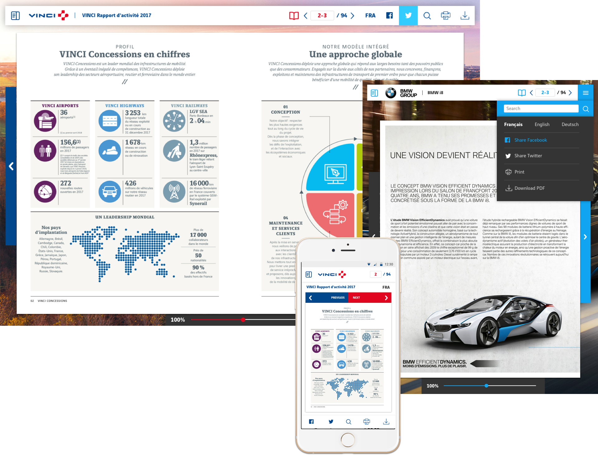 With Digital Press You Can Turn A Pdf Into A Website, - Mjx 1:14 Licensed Bmw Vision Tri Band Full Function (1920x1461), Png Download