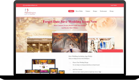 Go Professional With Myweddingicon - Wedding (551x318), Png Download