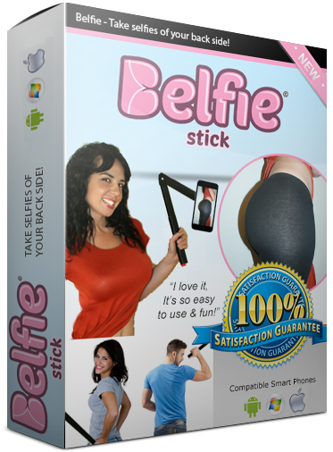 While The Selfie Was Made Easy With Front Facing Cameras - Belfie Stick (450x550), Png Download