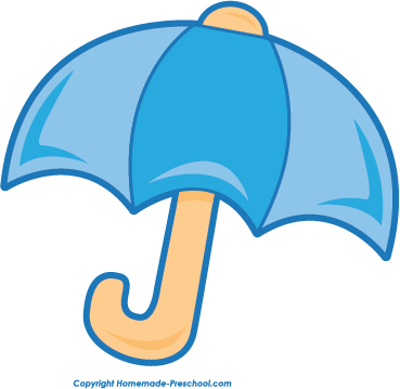 Blue Umbrella - Umbrella (369x359), Png Download