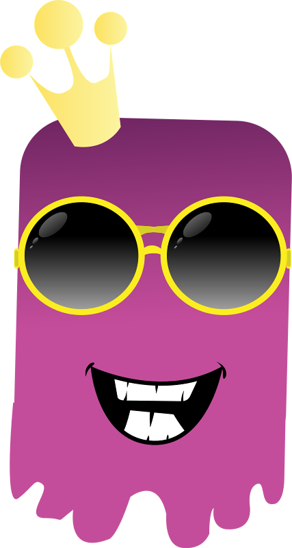 Monster Cartoon Design - Cartoon (427x800), Png Download