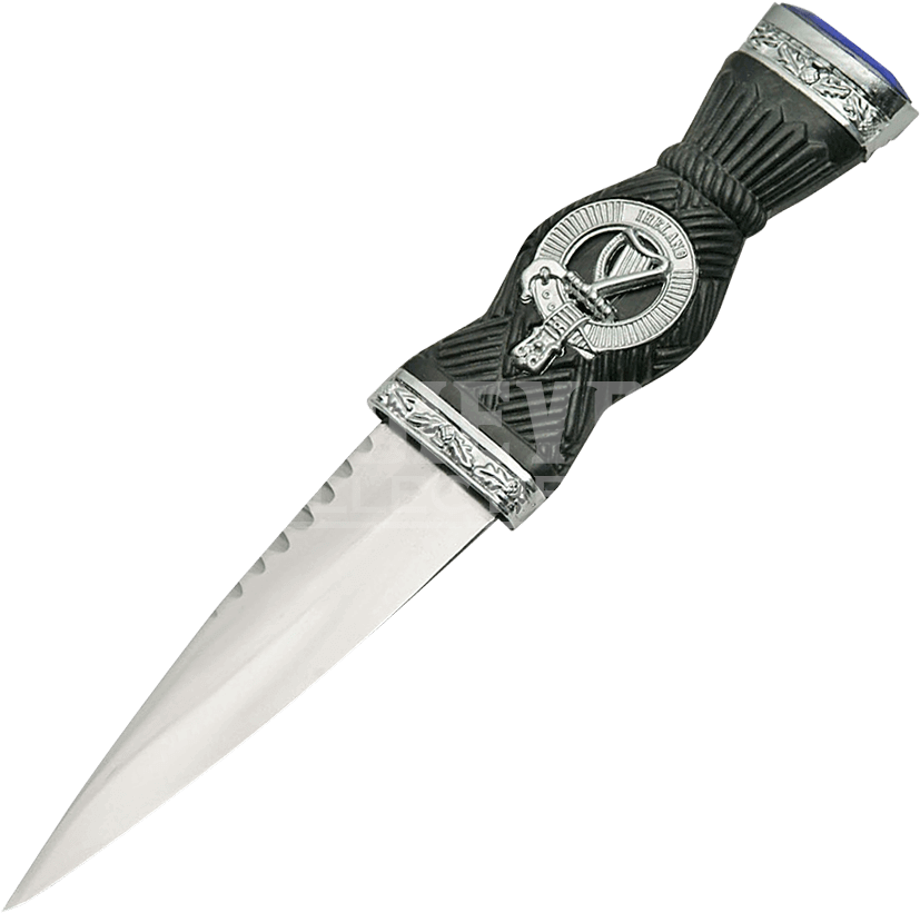 False Irish Harp Sgian Dubh Dagger Knife (850x850), Png Download