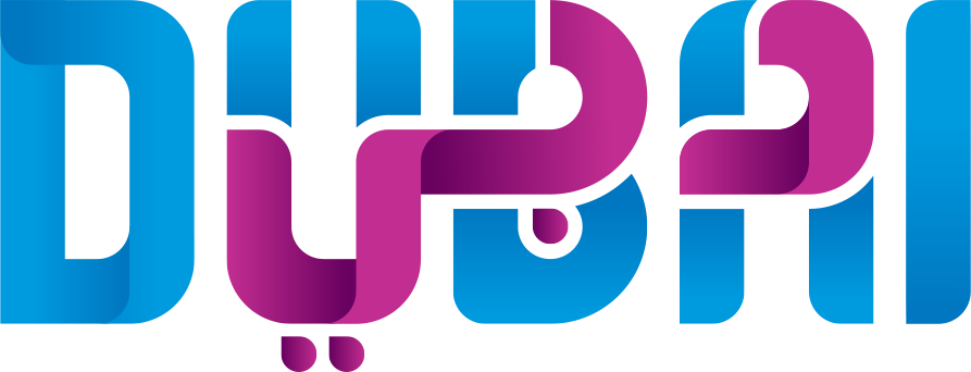 Dubai Logo - Dubai Tourism Logo Png (893x342), Png Download