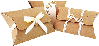 Custom Kraft Paper Pillow Soap Boxes - Product Packaging Boxes (400x400), Png Download