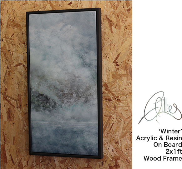 Painting Peter Gillies Landscape Winter - Painting (785x540), Png Download