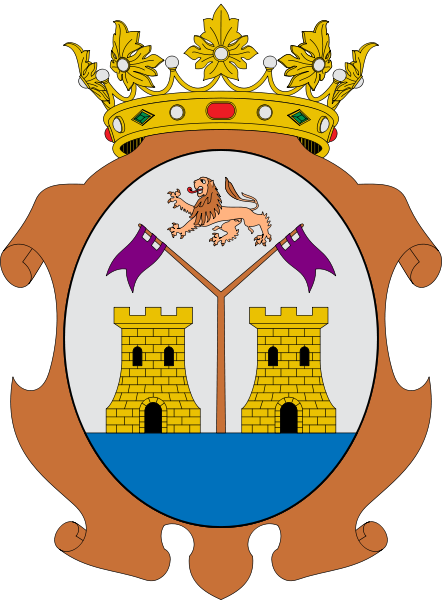 Escudo De Doña Mencía - Arcos De La Frontera (442x600), Png Download
