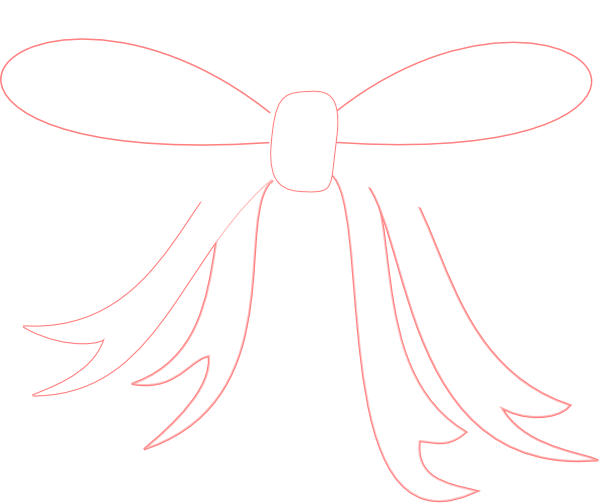 White Ribbon Bow Clipart 2 By Brandy - White Ribbon Vector Png (600x504), Png Download