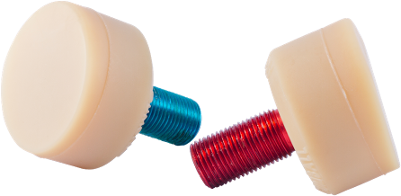 Gumball Toe Stops - Grnmnstr Gumball Colored Stem Toe Stops With Nextgen (774x516), Png Download