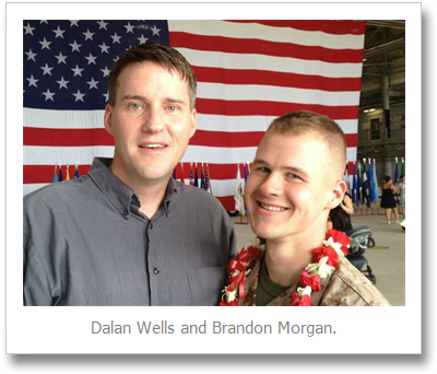 Gay Marine's Homecoming Kiss - Hot Kissing Gay Military (420x361), Png Download