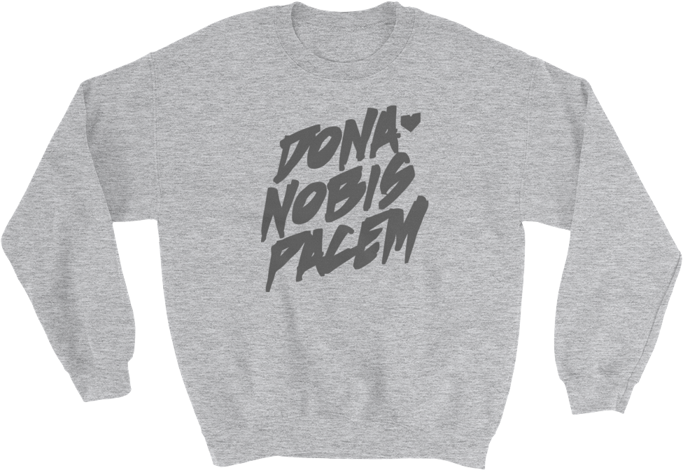 Dona Nobis Pacem Christian Catholic Crewneck Sweatshirt - Anatomy Floral Heart Sweatshirt (1000x1000), Png Download