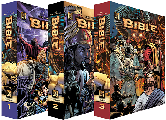Kingstone Bible Trilogy, Print Digital - Bible Comics (600x420), Png Download