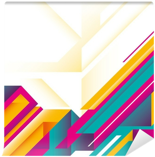Futuristic Modish Banner With Colorful Shapes - Colorful Futuristic (400x400), Png Download