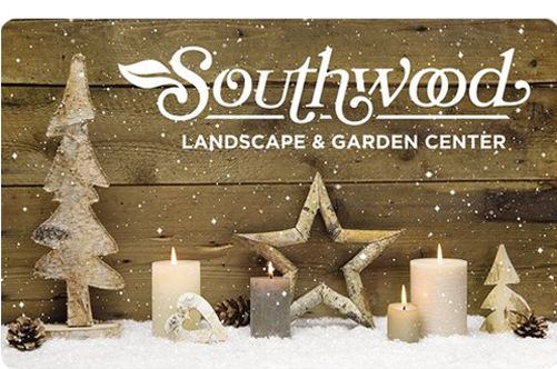 Southwoodlandscape Rustic Christmas Card4 (500x500), Png Download