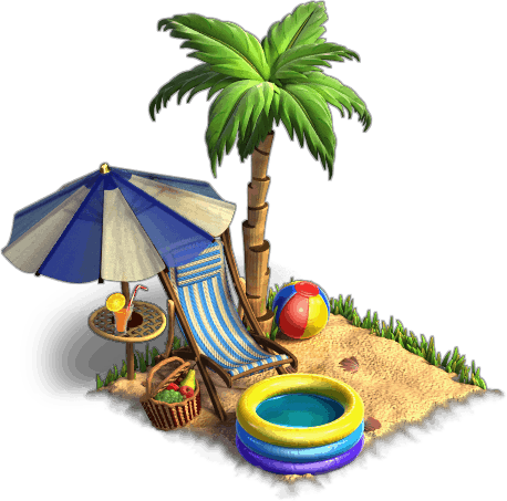 Festive Beach Stage 4 - Wiki (458x453), Png Download