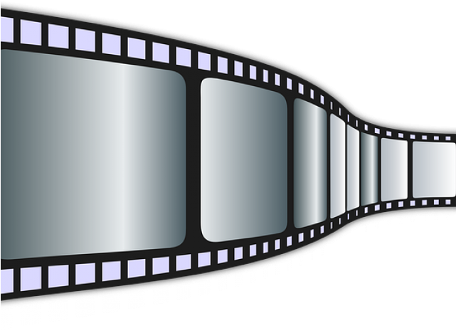 Filmstrip Clipart Film Tape - Film (640x480), Png Download