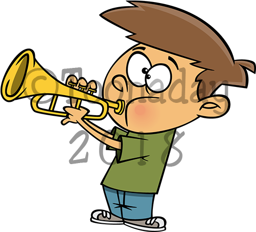Play The Trumpet Clipart (600x450), Png Download