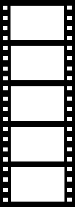 Film Strip Clipart - Booth Picture Strip Template (260x715), Png Download