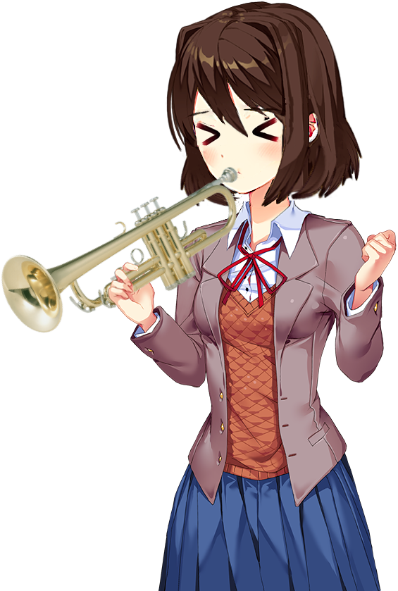 Memesa Jazz Soundtrack Would Be Nice - 7 Png Doki Doki Literature Club (960x960), Png Download